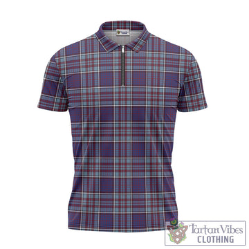 RCAF Tartan Zipper Polo Shirt - Tartan Vibes Clothing