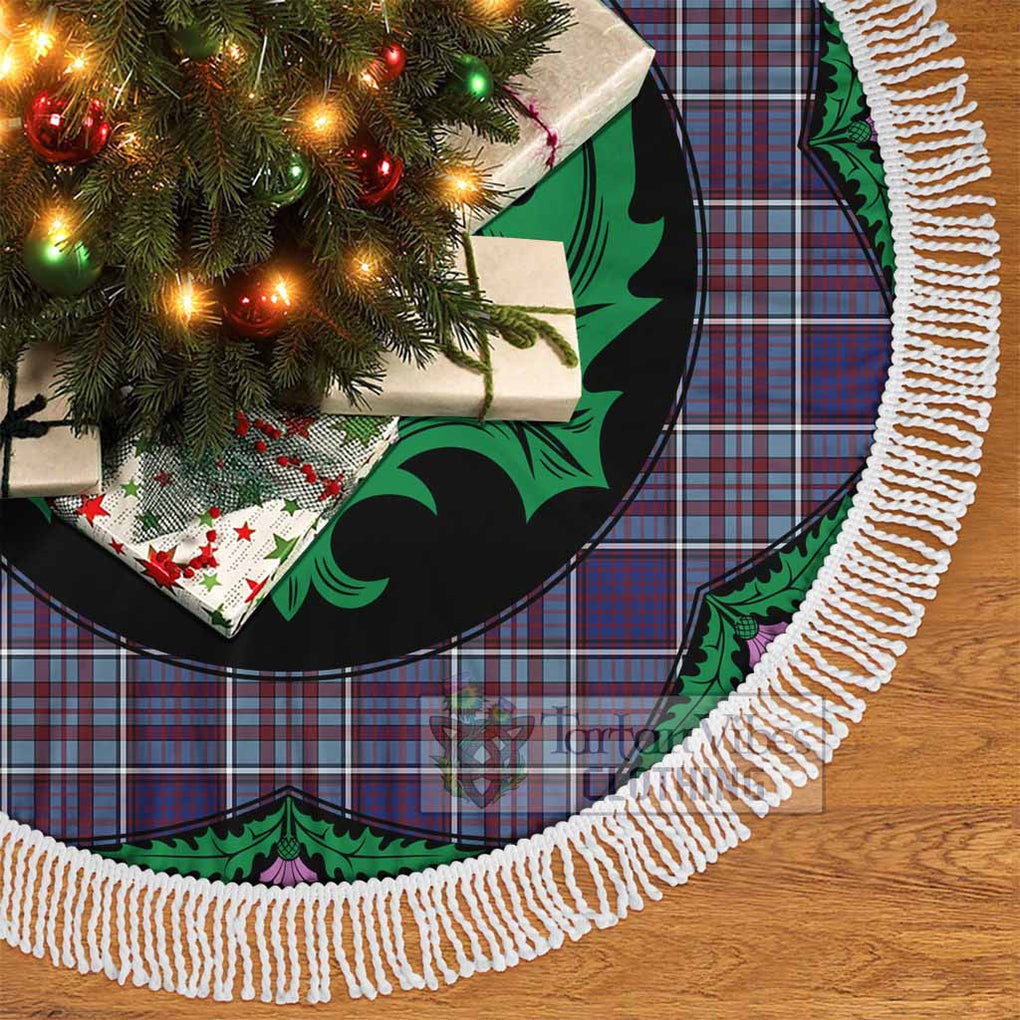 RCAF Tartan Christmas Tree Skirt Scottish Thistle Style - Tartan Vibes Clothing