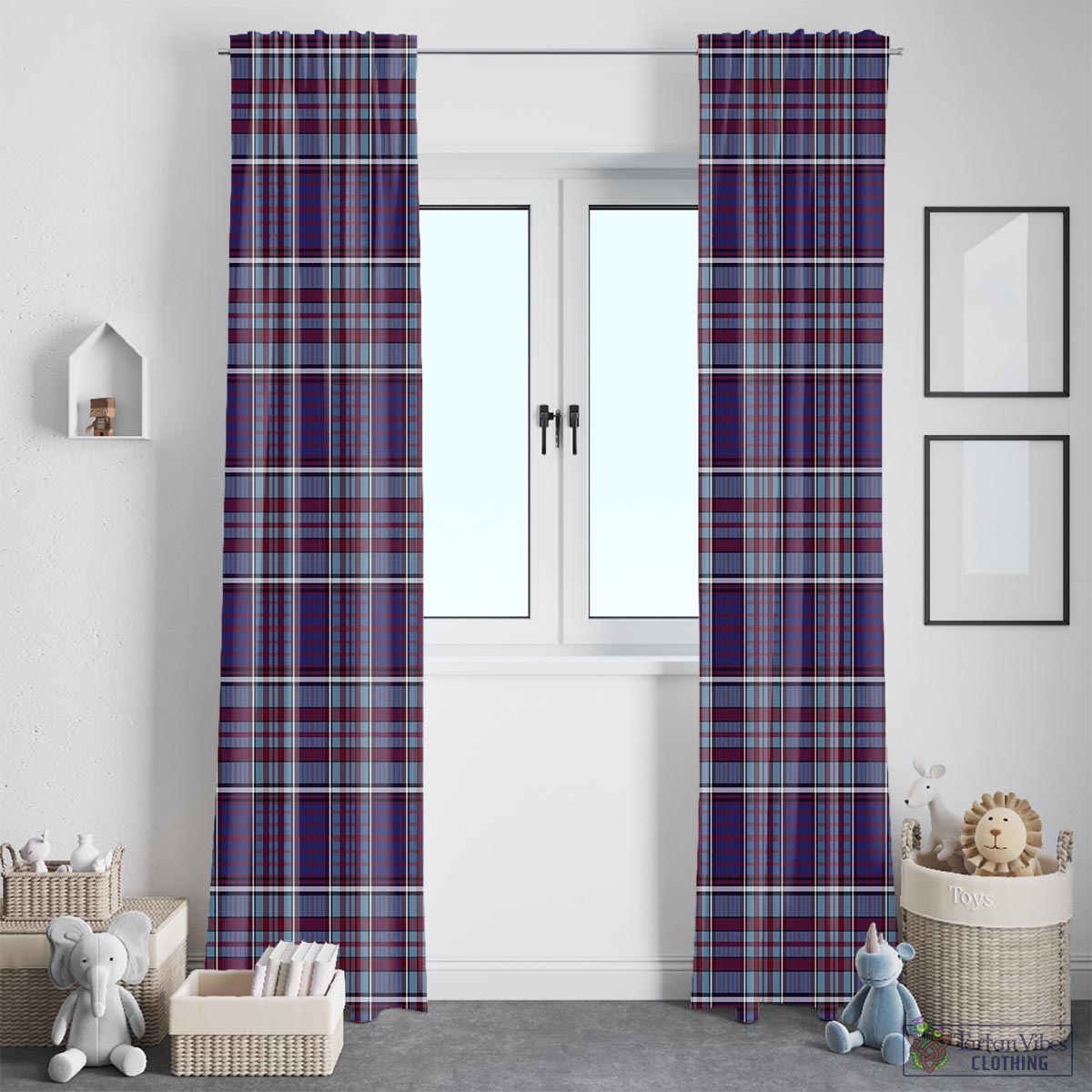 RCAF Tartan Window Curtain