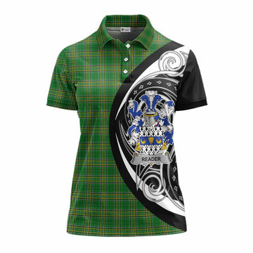 Reader Irish Clan Women's Polo Shirt Celtic Circle Style Women - Tartan Vibes Clothing