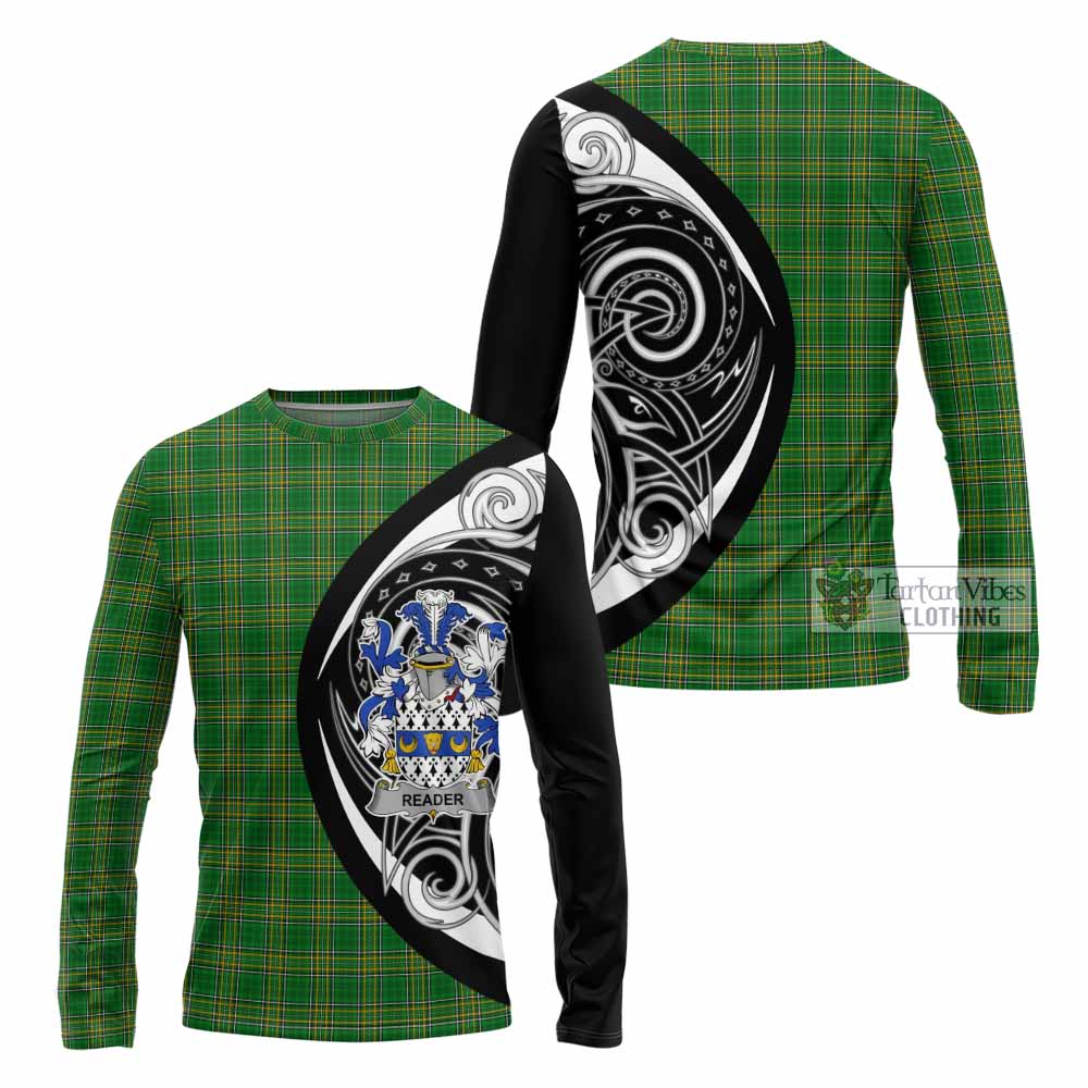 Reader Irish Clan Long Sleeve T-Shirt Celtic Circle Style - Tartan Vibes Clothing