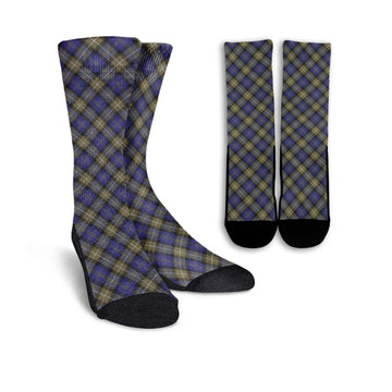 Rennie Tartan Crew Socks Cross Tartan Style