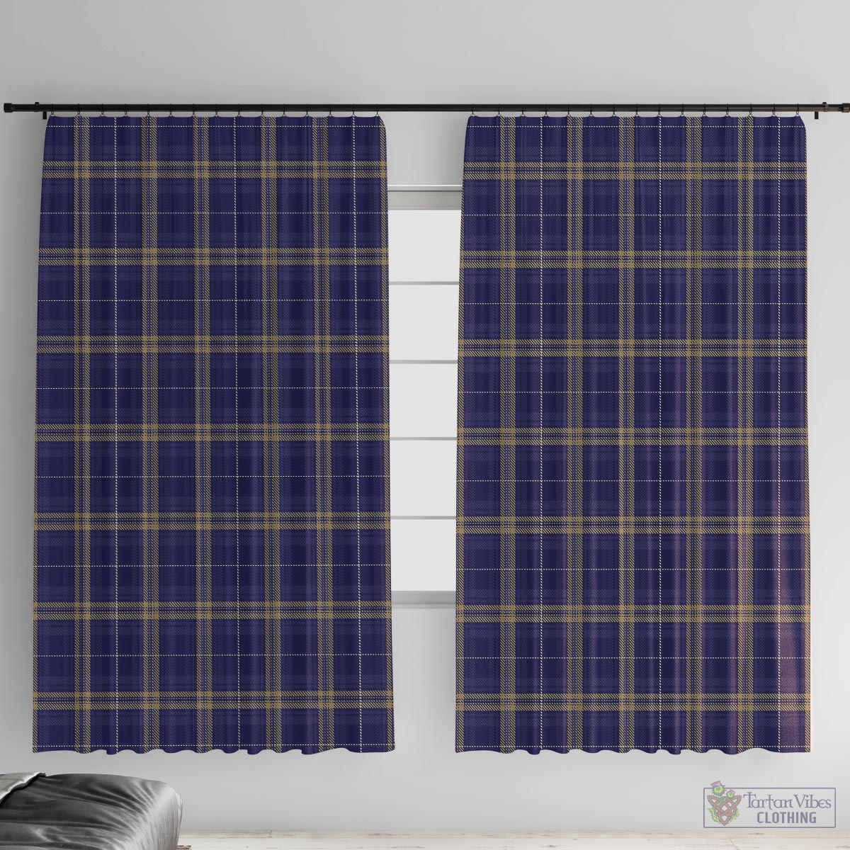 Rhys of Wales Tartan Window Curtain