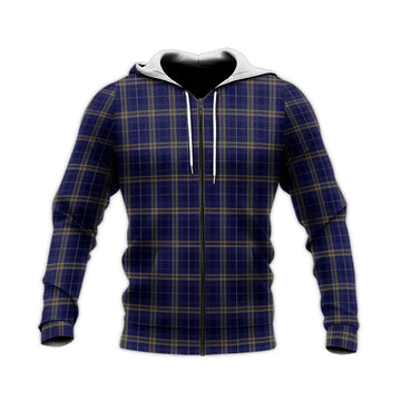 Rhys of Wales Tartan Knitted Hoodie