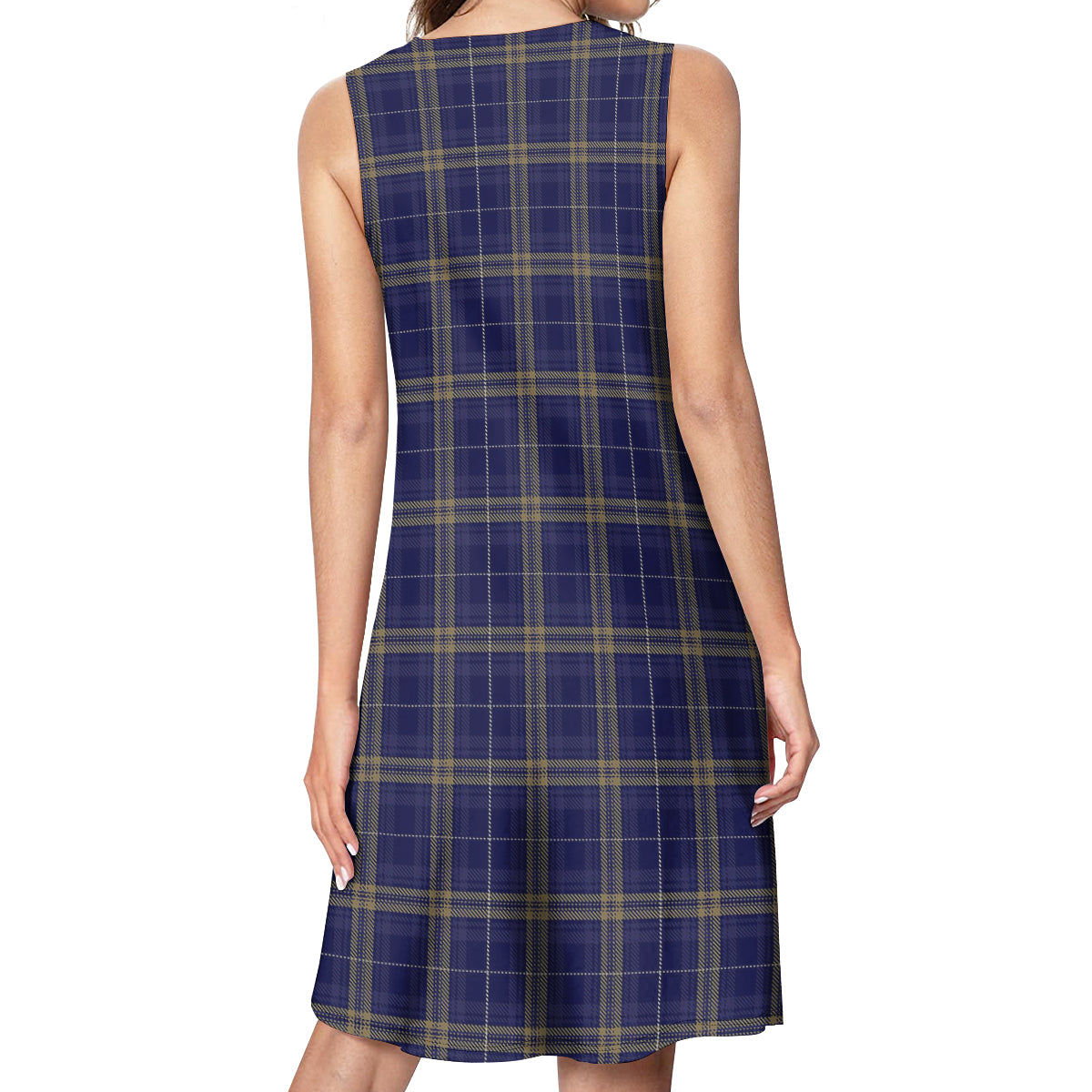 Rhys of Wales Tartan Womens Casual Dresses - Tartanvibesclothing