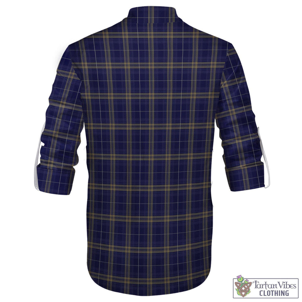 Tartan Vibes Clothing Rhys of Wales Tartan Men's Scottish Traditional Jacobite Ghillie Kilt Shirt