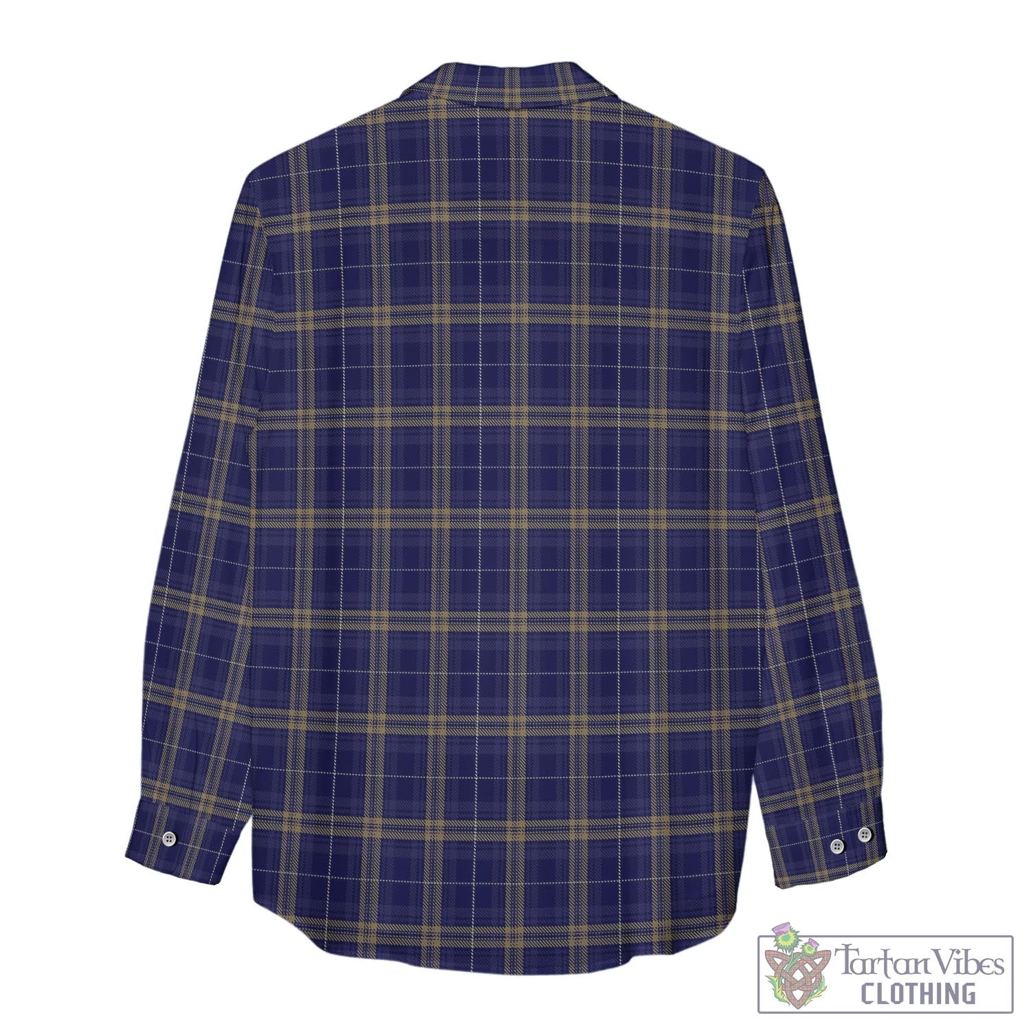 Rhys of Wales Tartan Womens Casual Shirt