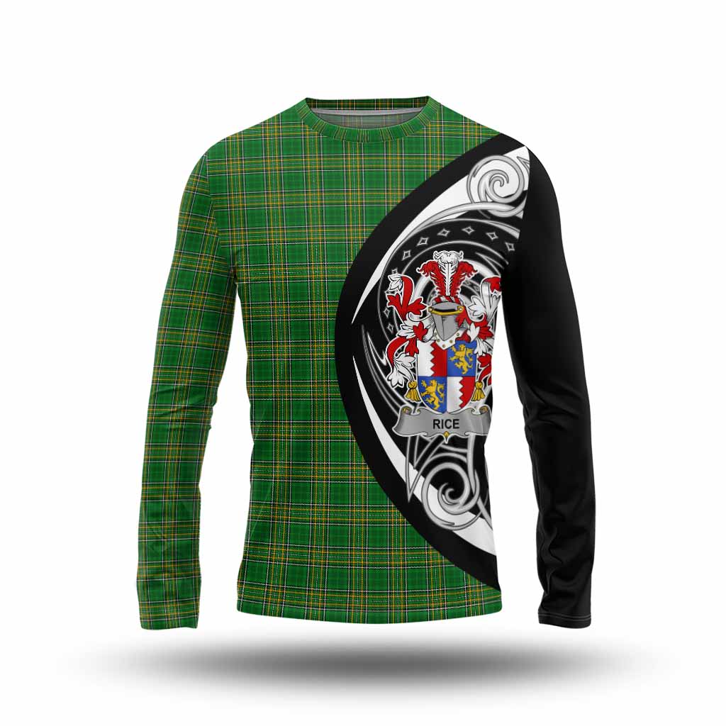Rice Irish Clan Long Sleeve T-Shirt Celtic Circle Style Unisex - Tartan Vibes Clothing
