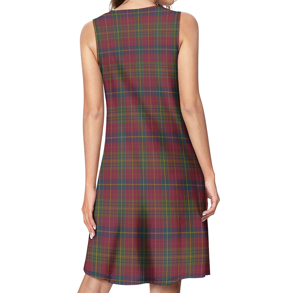 Rice of Wales Tartan Womens Casual Dresses - Tartanvibesclothing