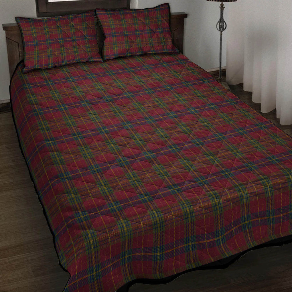 Rice of Wales Tartan Quilt Bed Set - Tartan Vibes Clothing