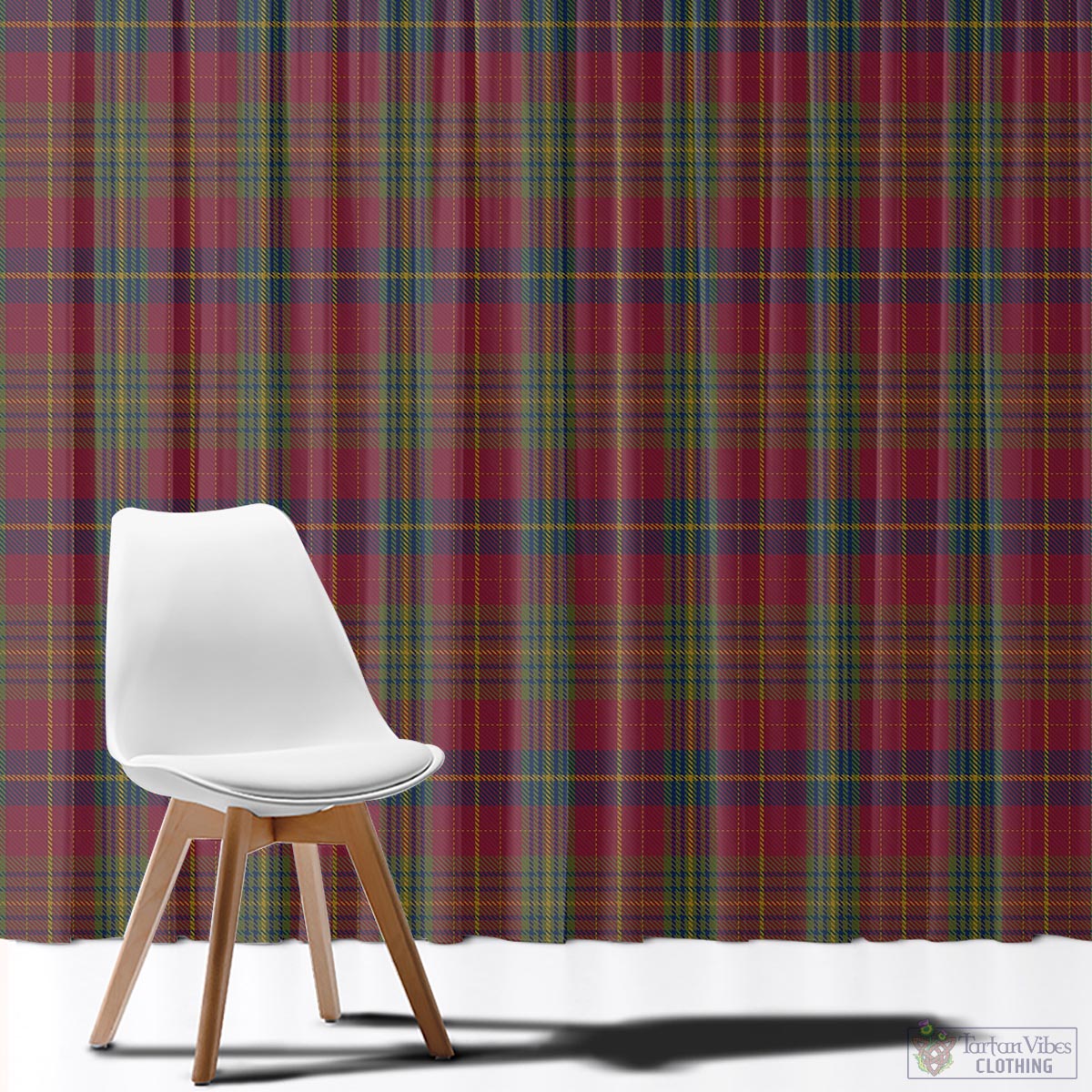 Rice of Wales Tartan Window Curtain