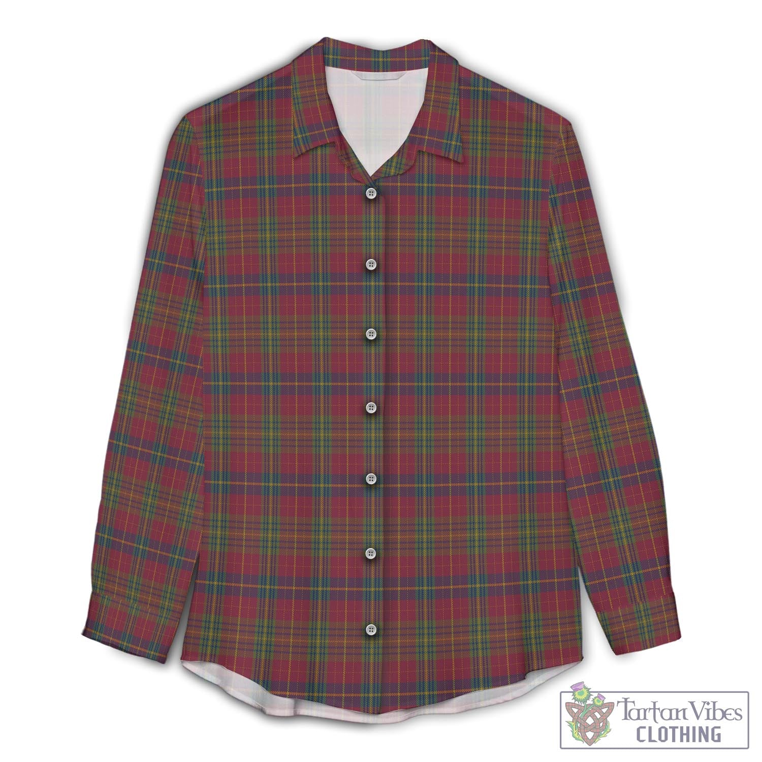 Rice of Wales Tartan Womens Casual Shirt