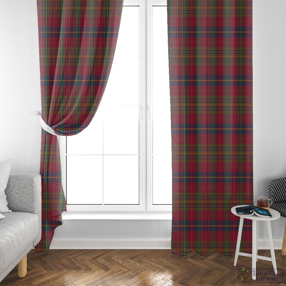 Rice of Wales Tartan Window Curtain