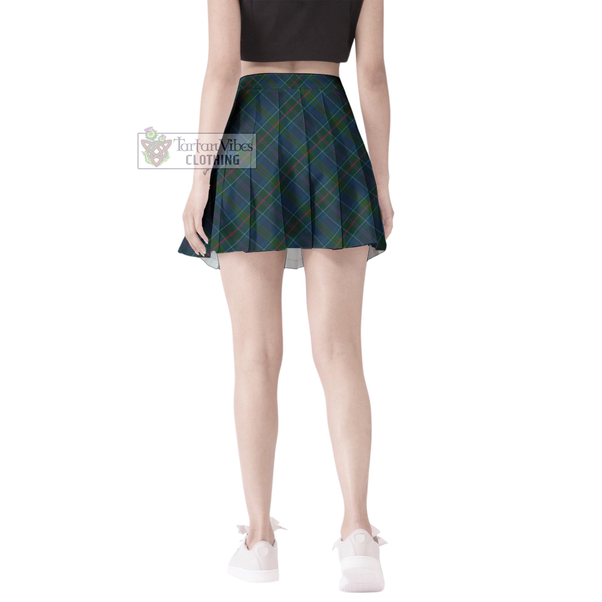 Tartan Vibes Clothing Richard of Wales Tartan Women's Plated Mini Skirt