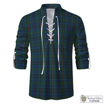 Richard of Wales Tartan Men's Scottish Traditional Jacobite Ghillie Kilt Shirt