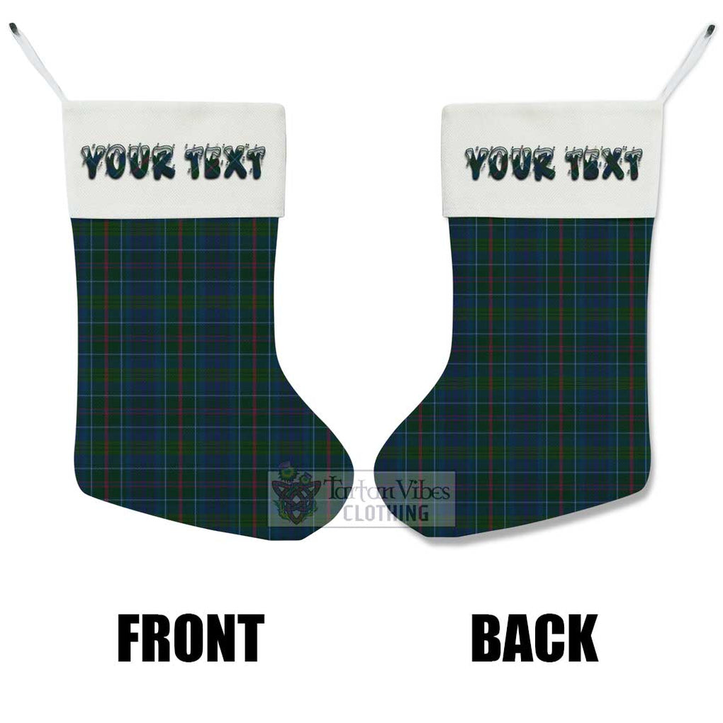 Tartan Vibes Clothing Richard of Wales Tartan Christmas Stocking with Personalized Text