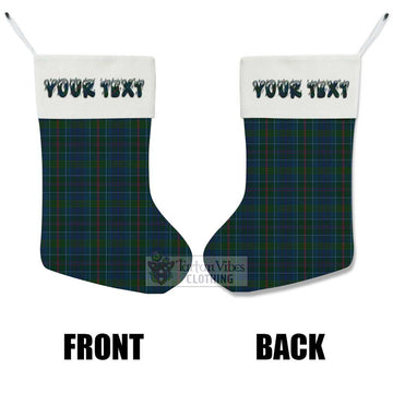 Richard of Wales Tartan Christmas Stocking with Personalized Text