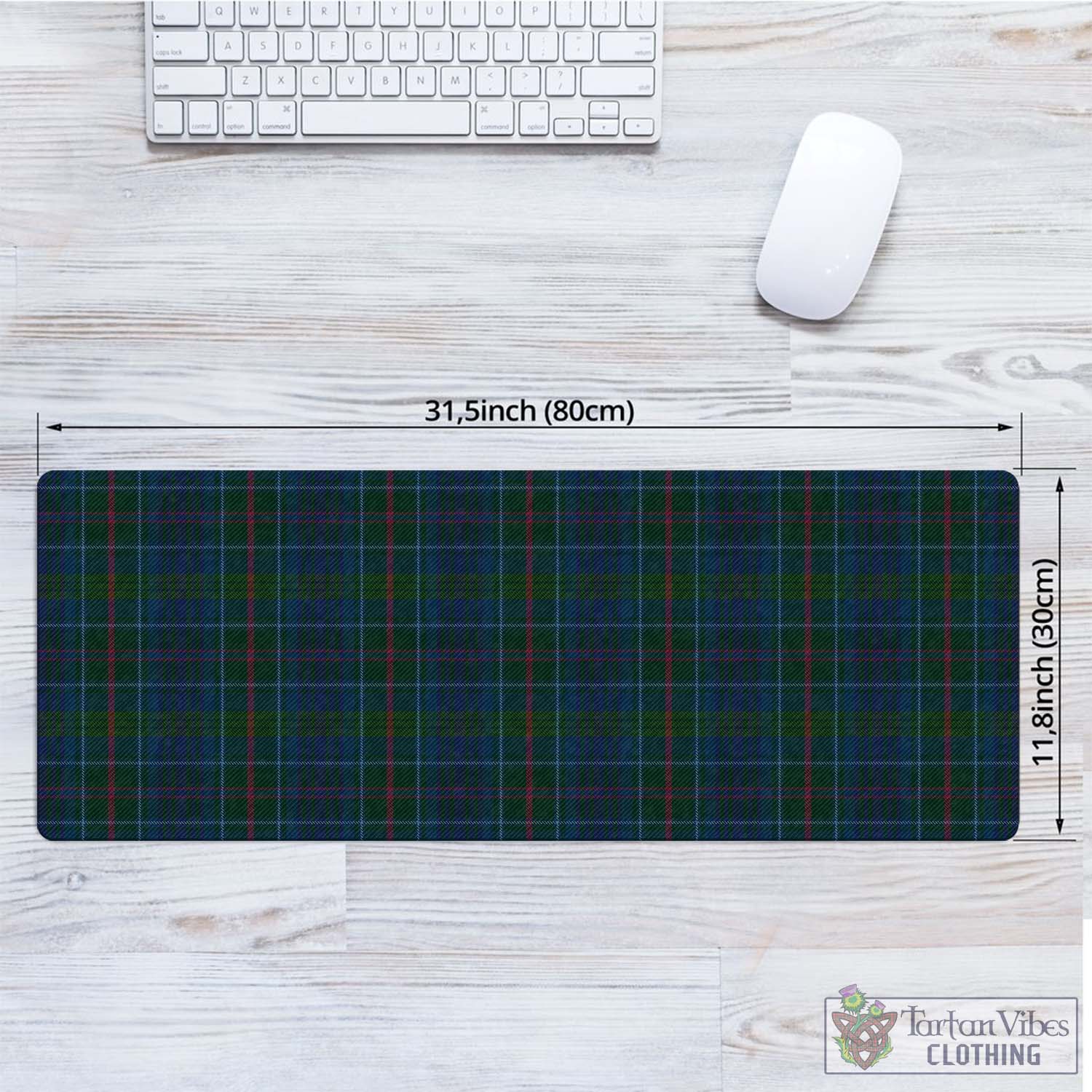 Tartan Vibes Clothing Richard of Wales Tartan Mouse Pad