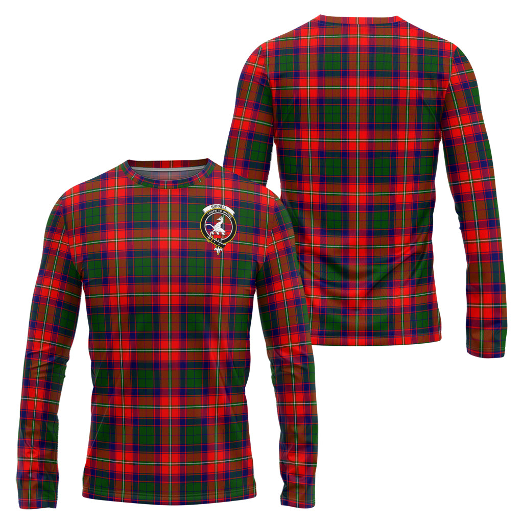 riddell-tartan-long-sleeve-t-shirt-with-family-crest