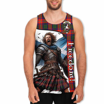 Riddell Crest Tartan Men's Tank Top Inspired by the Freedom of Scottish Warrior