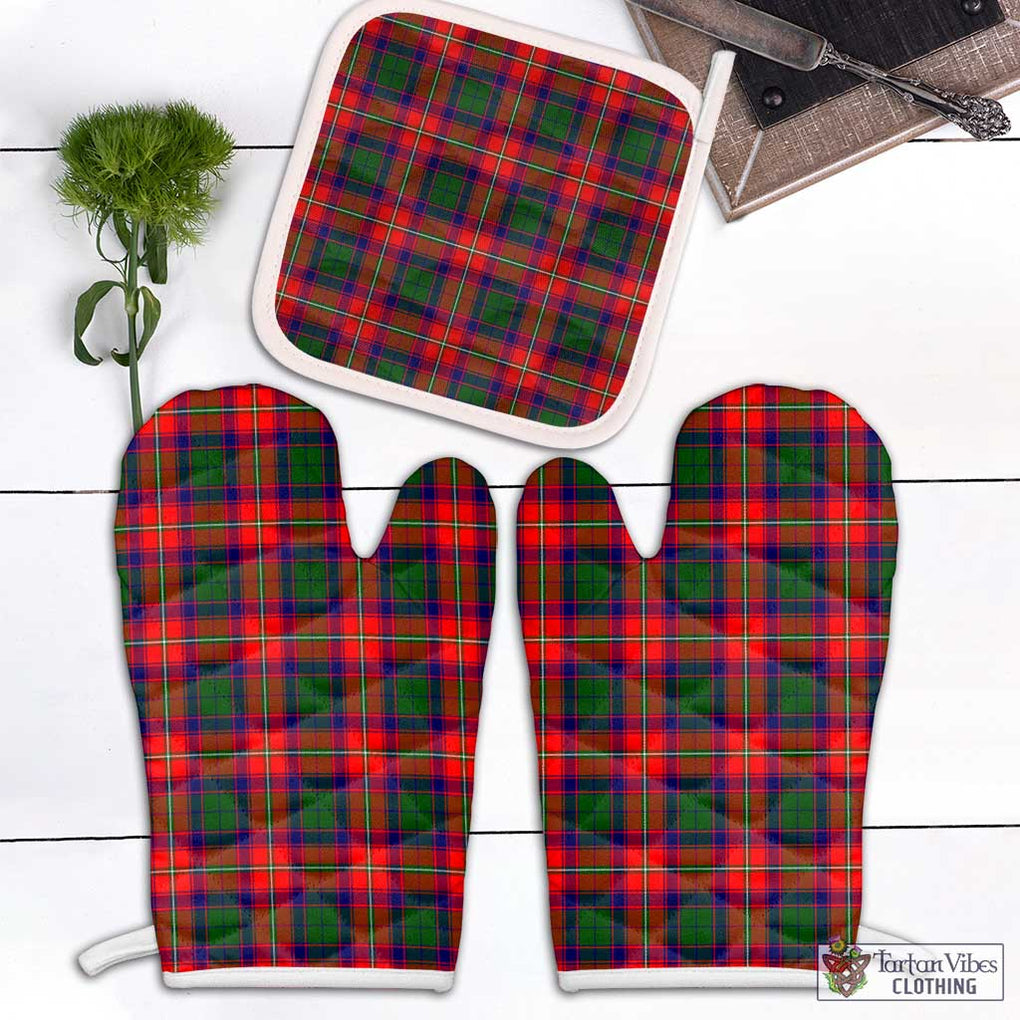 Riddell Tartan Combo Oven Mitt & Pot-Holder Combo 1 Oven Mitt & 1 Pot-Holder White - Tartan Vibes Clothing