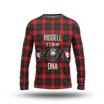 Riddell Tartan Long Sleeve T-Shirt with Family Crest DNA In Me Style