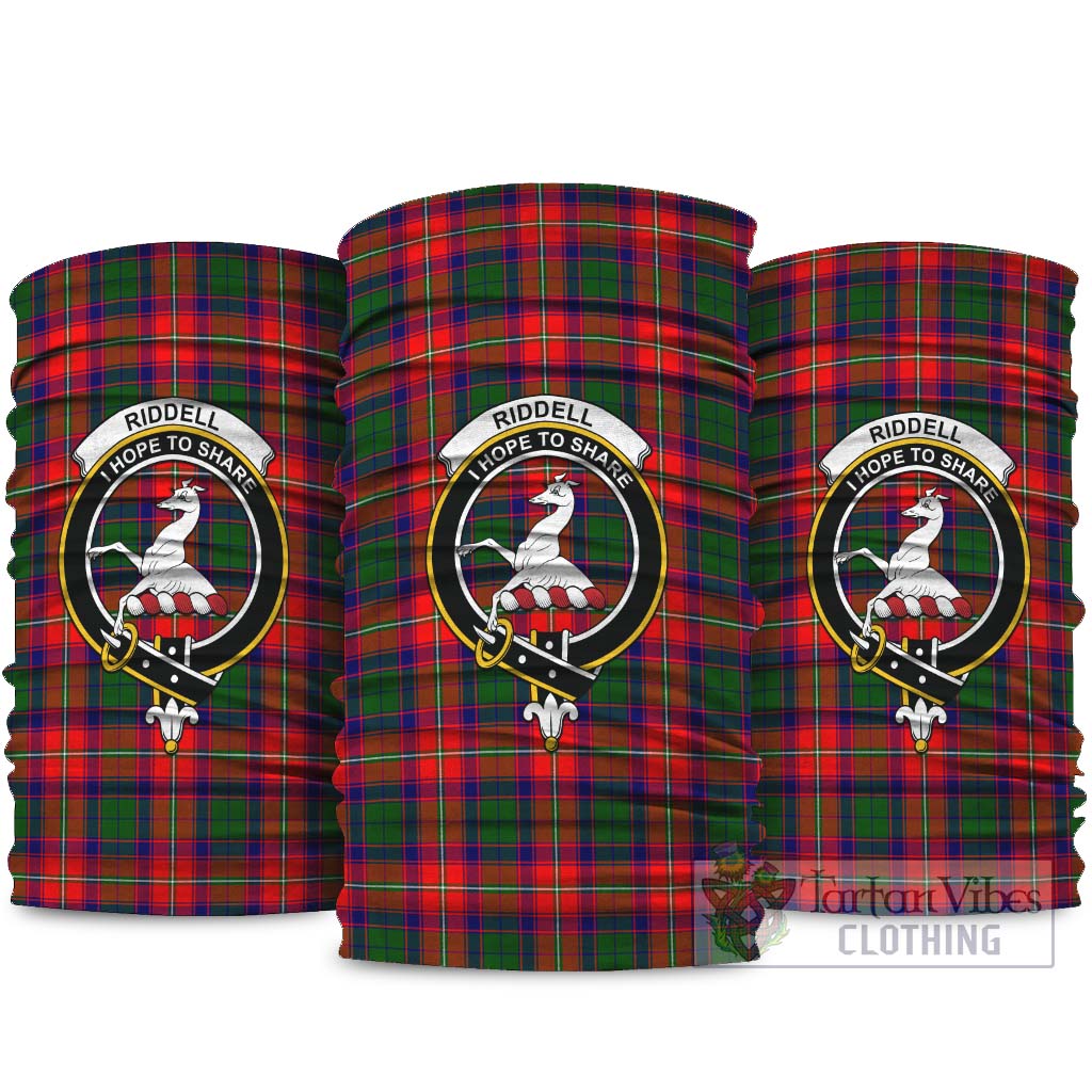 Riddell Tartan Neck Gaiters, Tartan Bandanas, Tartan Head Band with Family Crest