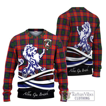 Riddell Tartan Ugly Sweater with Alba Gu Brath Regal Lion Emblem