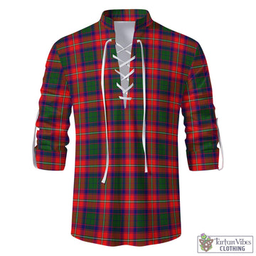 Riddell Tartan Men's Scottish Traditional Jacobite Ghillie Kilt Shirt