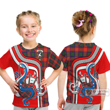 Riddell Tartan Kid T-Shirt with Epic Bagpipe Style