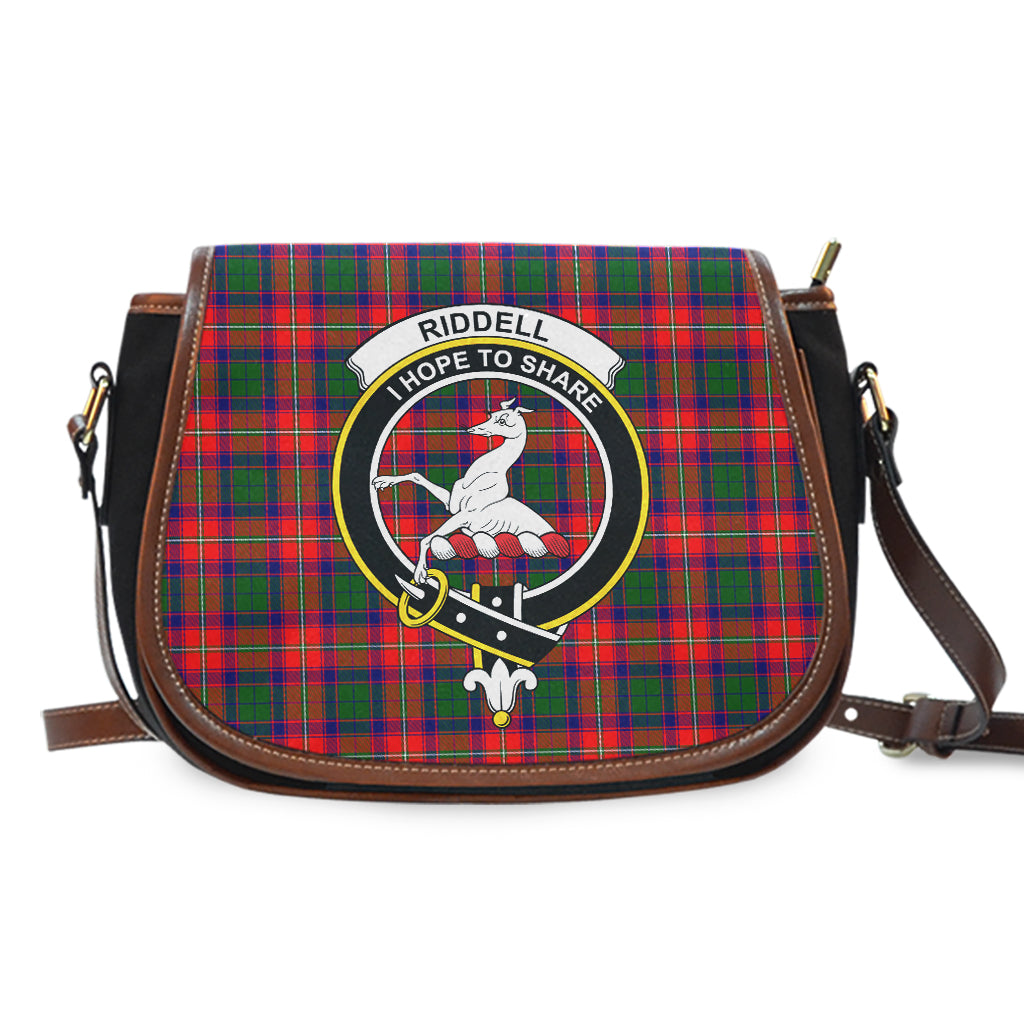 Riddell Tartan Saddle Bag with Family Crest - Tartan Vibes Clothing