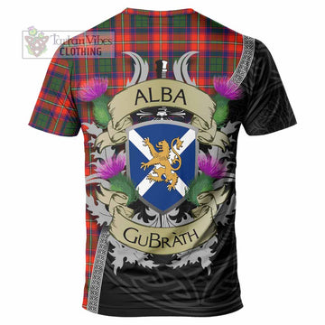 Riddell Tartan Family Crest T-Shirt Lion Rampant Royal Thistle Shield Celtic Inspired