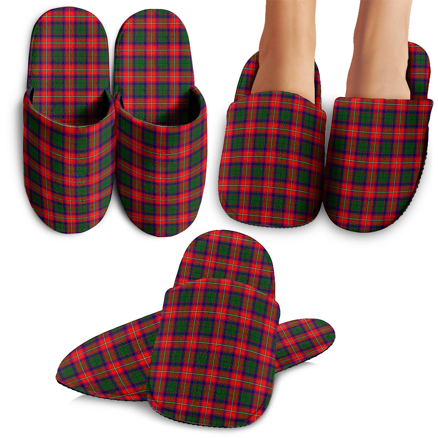 Riddell Tartan Home Slippers - Tartanvibesclothing Shop