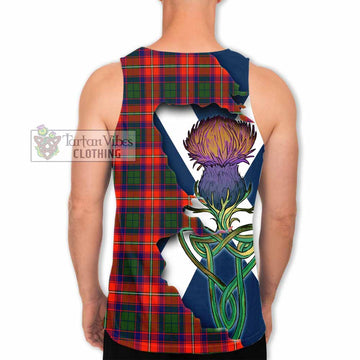 Riddell Tartan Family Crest Men's Tank Top Scottish Thistle Celtic Inspired - Tartan Vibes Clothing