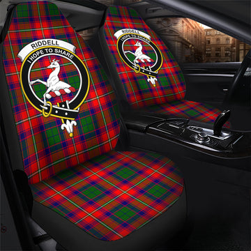 Riddell Tartan Car Seat Cover with Family Crest - Tartan Vibes Clothing