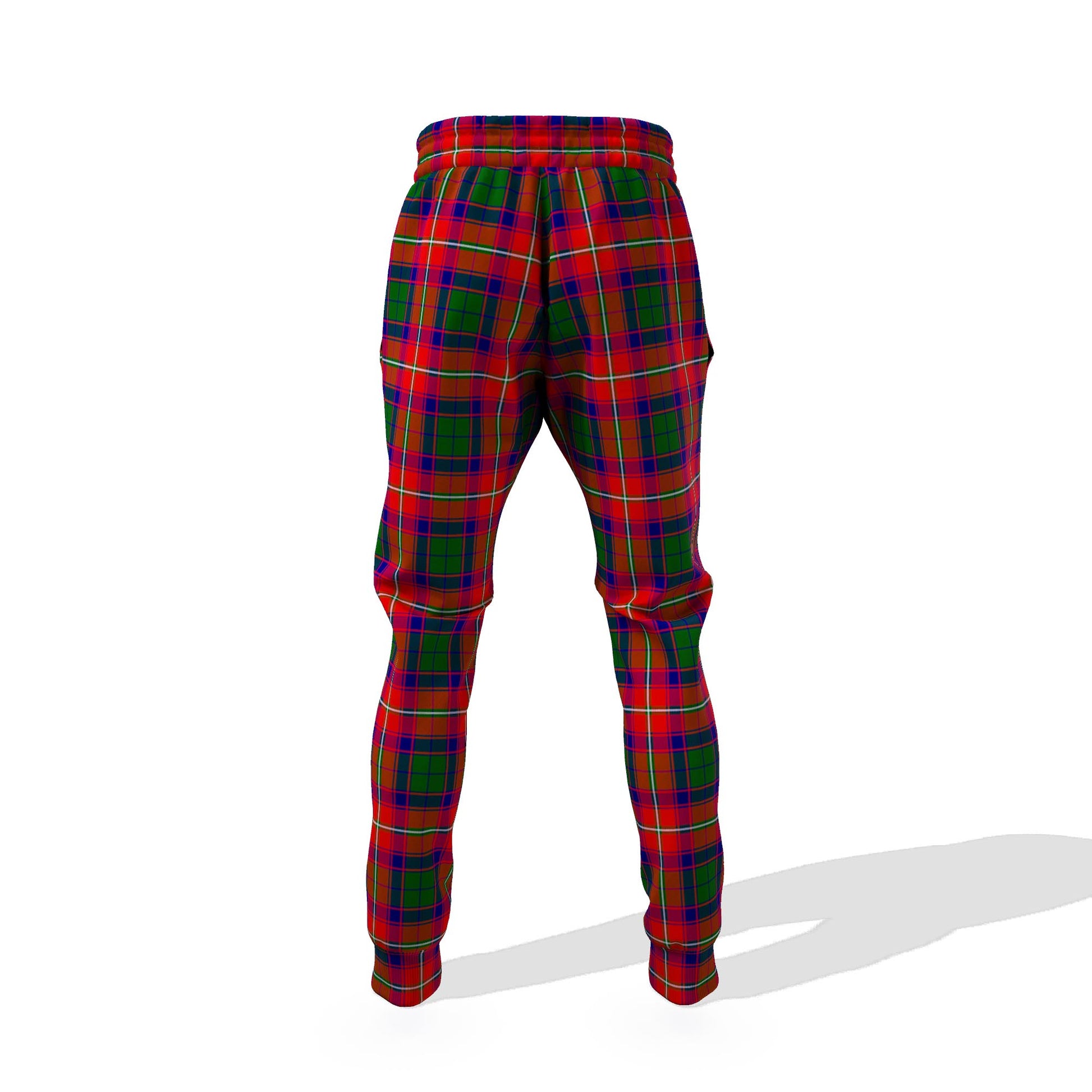 Riddell Tartan Joggers Pants with Family Crest 6XL - Tartan Vibes Clothing