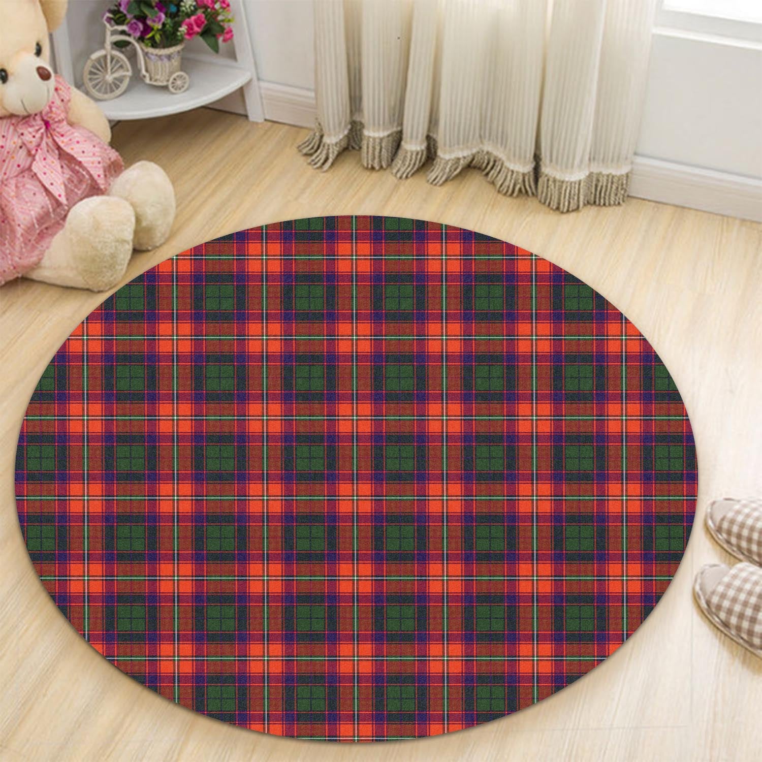 riddell-tartan-round-rug