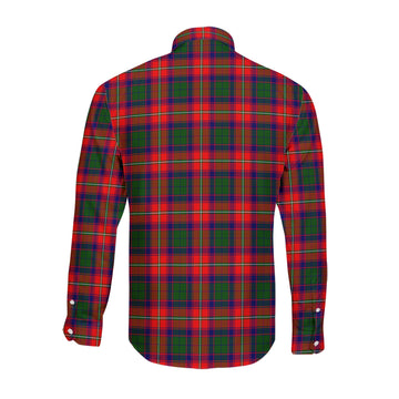 Riddell Tartan Long Sleeve Button Up Shirt with Family Crest