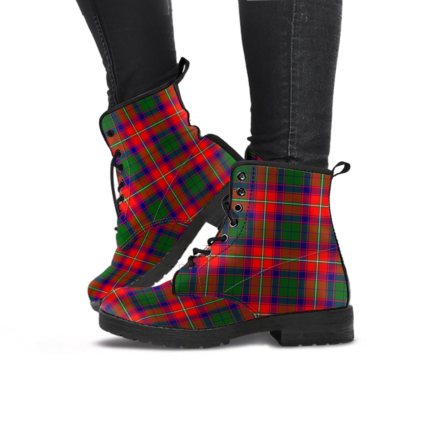 riddell-tartan-leather-boots