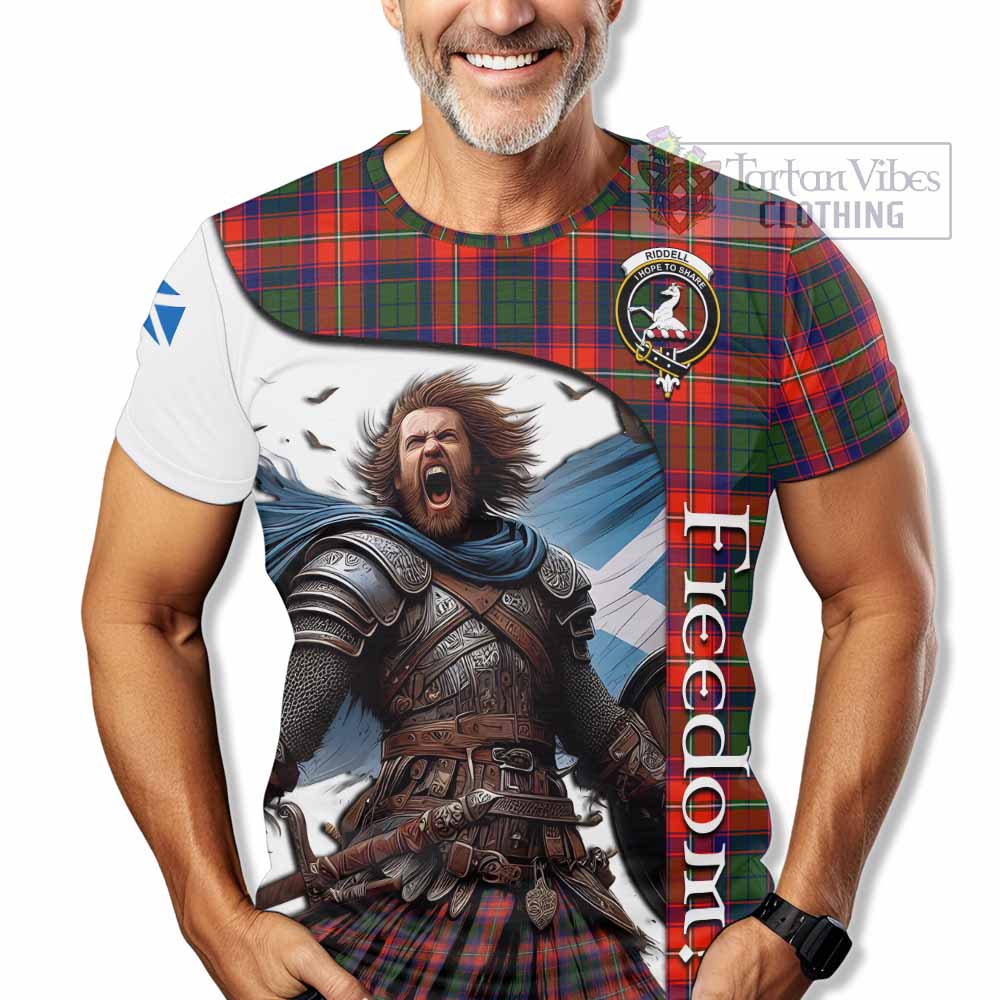 Riddell Crest Tartan T-Shirt Inspired by the Freedom of Scottish Warrior