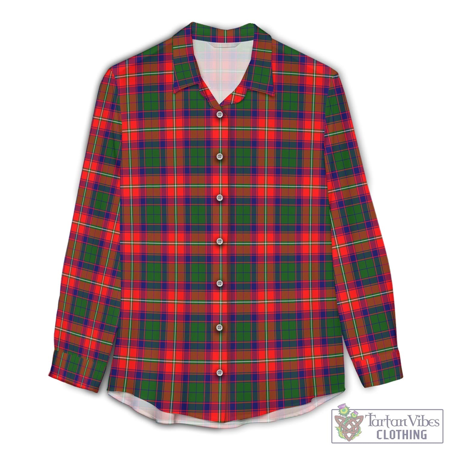 Riddell Tartan Womens Casual Shirt