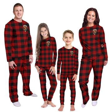 Rob Roy Macgregor Tartan Pajamas Family Set with Family Crest