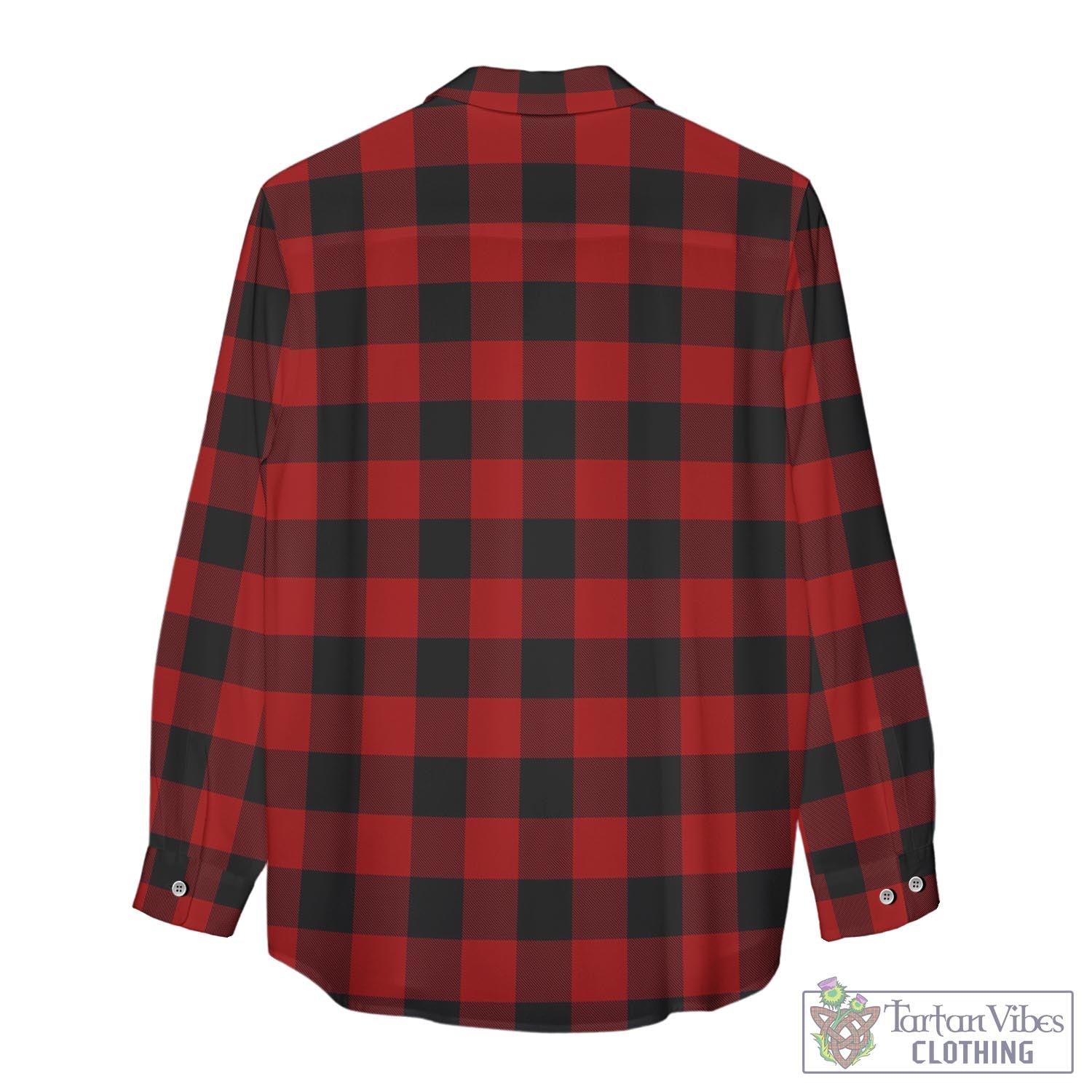 Tartan Vibes Clothing Rob Roy Macgregor Tartan Womens Casual Shirt with Family Crest