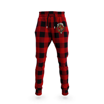 Rob Roy Macgregor Tartan Joggers Pants with Family Crest