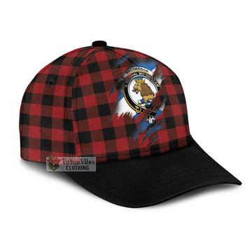 Rob Roy Macgregor Tartan Classic Cap with Family Crest In Me Style