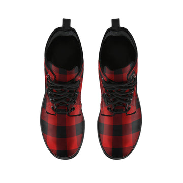 Rob Roy Macgregor Tartan Leather Boots