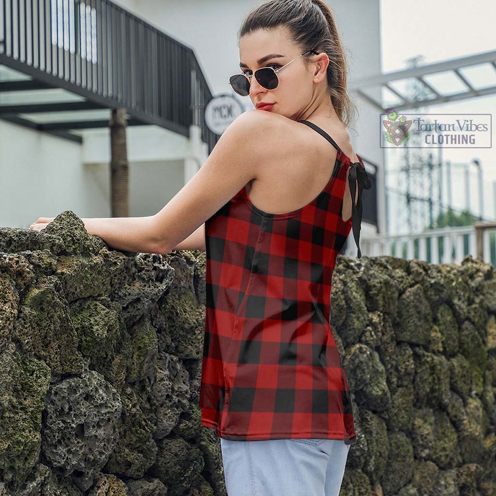 Tartan Vibes Clothing Rob Roy Macgregor Tartan Loose Halter Neck Camisole