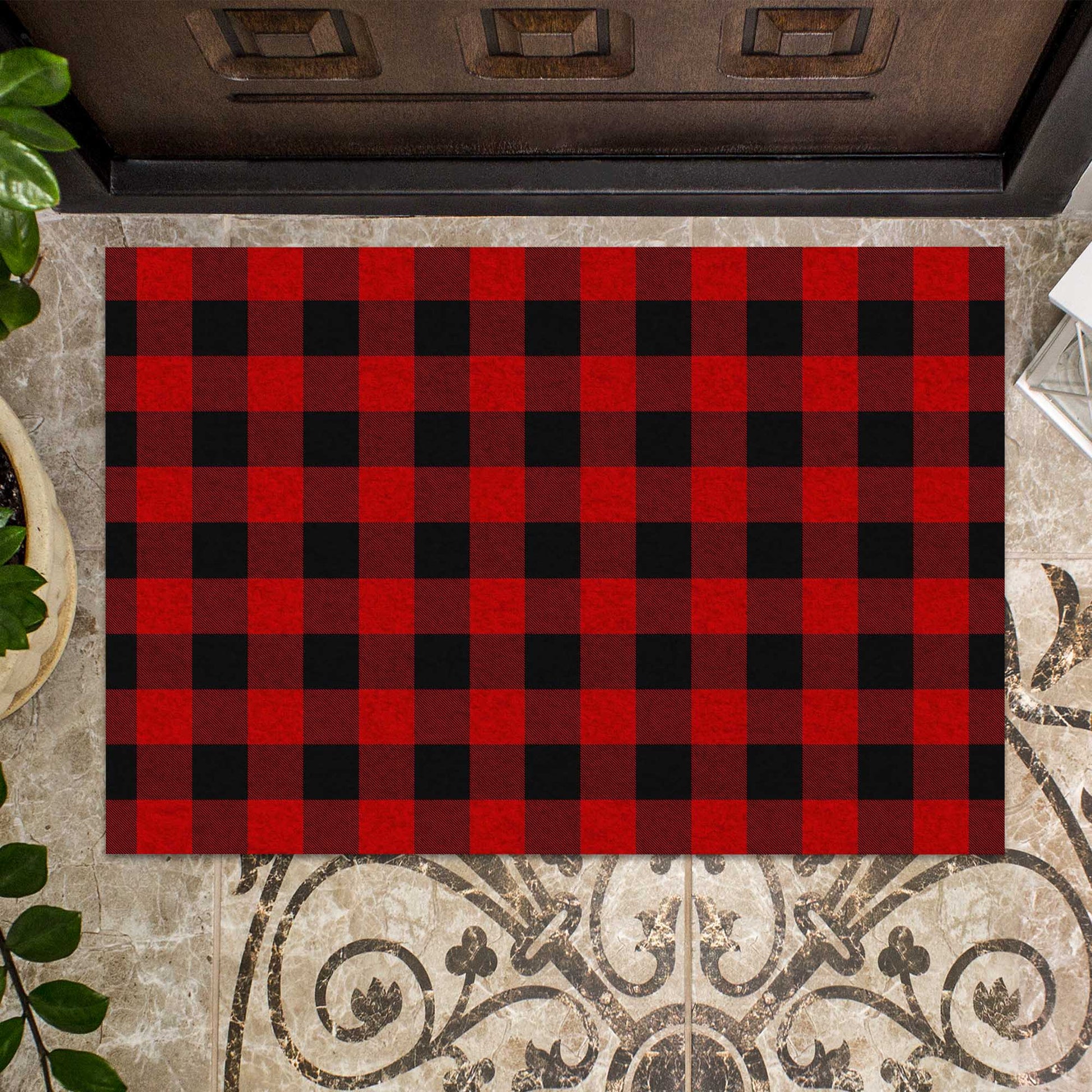 Rob Roy Macgregor Tartan Door Mat - Tartanvibesclothing