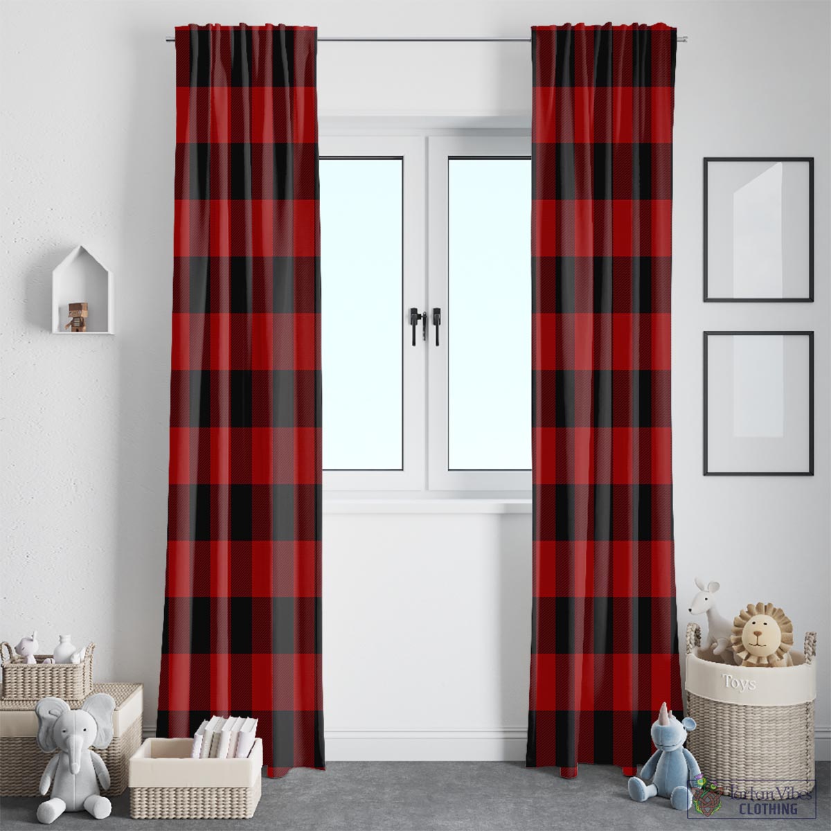 Rob Roy Macgregor Tartan Window Curtain