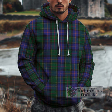 Robb Tartan Cotton Hoodie